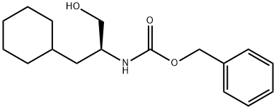 (S)-N-CARBOBENZYLOXY CYCLOHEXYLALANINOL Struktur