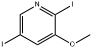 2,5-Diiodo-3-methoxypyridine Struktur