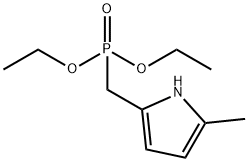 [(5-Methyl-1H-pyrrol-2-yl)methyl]phosphonic acid diethyl ester Struktur