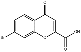 7-BROMO-4-OXO-4H-CHROMENE-2-CARBOXYLIC ACID Struktur