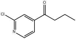 2-CHLORO-4-BUTYRYLPYRIDINE Struktur