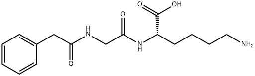 N-PHENYLACETYL-GLY-LYS Struktur