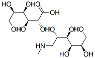 N-methylglucamine gluconate Struktur