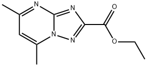 ETHYL 5,7-DIMETHYL-[1,2,4]TRIAZOLO[1,5-A]PYRIMIDINE-2-CARBOXYLATE Struktur