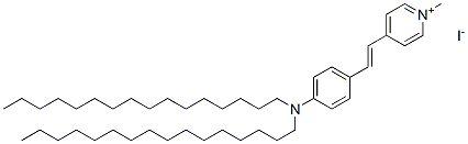 4-(4-(DIHEXADECYLAMINO)STYRYL)-N-METHYLPYRIDINIUM IODIDE|4-[2-[4-(雙十六烷基氨基)苯基]乙烯基]-1-甲基吡啶碘化物