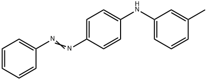 N-(3-METHYLPHENYL)-N-[4-(PHENYLAZO)PHENYL]AMINE Struktur