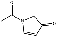 3H-Pyrrol-3-one,1-acetyl-1,2-dihydro-(9CI) Struktur