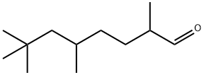 2,5,7,7-TETRAMETHYLOCTANAL Struktur