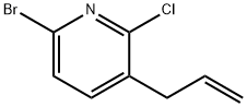 3-Allyl-6-bromo-2-chloropyridine Struktur