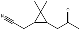 [2,2-dimethyl-3-(2-oxopropyl)cyclopropyl]acetonitrile(SALTDATA: FREE) Struktur