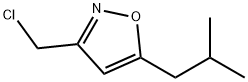 3-(chloromethyl)-5-isobutylisoxazole(SALTDATA: FREE) Struktur