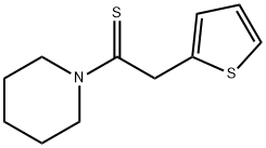 Piperidine,  1-[2-(2-thienyl)-1-thioxoethyl]-  (9CI) Struktur