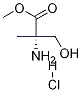 L-Serine, 2-Methyl-, Methyl ester, hydrochloride Struktur