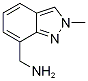 (2-Methyl-2H-indazol-7-yl)methylamine Struktur