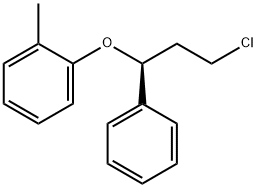 (S)-3-CHLORO-1-PHENYL-1-[2-METHYL-PHENOXYL]PROPANE Struktur