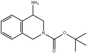 tert-butyl 4-aMino-3,4-dihydroisoquinoline-2(1H)-carboxylate Struktur