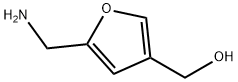 2-(aminomethyl)-4-(hydroxymethyl)furan Struktur