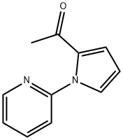 1-(1-(pyridin-2-yl)-1H-pyrrol-2-yl)ethanone, 98+% C11H10N2O, MW: 186.21 Struktur