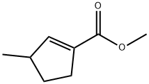 1-Cyclopentene-1-carboxylicacid,3-methyl-,methylester(9CI) Struktur