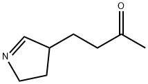 2-Butanone, 4-(3,4-dihydro-2H-pyrrol-4-yl)- (9CI) Struktur