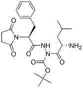 tert-butyloxycarbonylleucyl-aminosuccinyl-phenylalaninamide Struktur