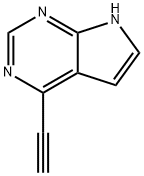 7H-Pyrrolo[2,3-d]pyriMidine, 4-ethynyl- Struktur