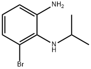 1,2-BenzenediaMine, 3-broMo-N2-(1-Methylethyl)- Struktur