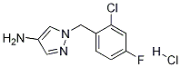 4-AMino-1-(2-chloro-4-fluorobenzyl)pyrazole Hydrochloride Struktur