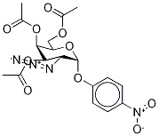 3,4,6-Tri-O-acetyl-p-Nitrophenyl 2-Azido-2-deoxy-α-D-galactopyranoside Struktur