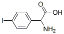 alpha-amino-4-iodo-phenylacetic acid Struktur