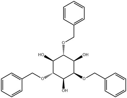 (1R,2S,3r,4R,5S,6s)-2,4,6-tris(benzyloxy)cyclohexane-1,3,5-triol Struktur