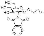 2-Propenyl 2-Deoxy-2-(1,3-dihydro-1,3-dioxo-2H-isoindol-2-yl)--D-glucopyranoside Struktur