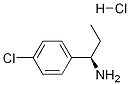 (R)-1-(4-CHLOROPHENYL)PROPAN-1-AMINE-HCl Struktur