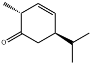 3-Cyclohexen-1-one,2-methyl-5-(1-methylethyl)-,(2R-trans)-(9CI) Struktur