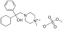 hexocyclium metilsulfate Struktur