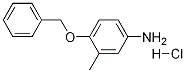 4-(Benzyloxy)-3-methylaniline hydrochloride Struktur