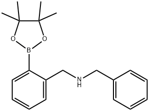 2-(N-Benzylaminomethyl)phenylboronic acid, pinacol ester Struktur