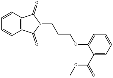 2-[3-(1,3-DIOXO-1,3-DIHYDRO-ISOINDOL-2-YL)-PROPOXY]-BENZOIC ACID METHYL ESTER Struktur