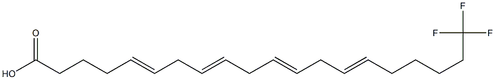 20-Trifluoroarachidonicacid Struktur