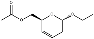 2H-Pyran-2-methanol,6-ethoxy-5,6-dihydro-,acetate,(2S-trans)-(9CI) Struktur