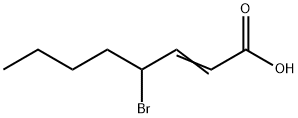 4-bromo-2-octenoic acid Struktur