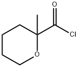 2H-Pyran-2-carbonyl chloride, tetrahydro-2-methyl- (9CI) Struktur