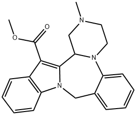 Serazapine Struktur