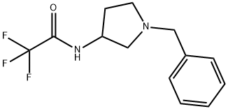 1-BENZYL-3-(TRIFLUOROACETAMIDO)PYRROLIDINE Struktur