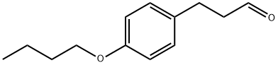 Benzenepropanal, 4-butoxy- Struktur