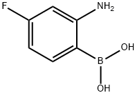 Boronic acid, B-(2-amino-4-fluorophenyl)- Struktur