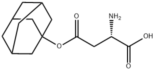 1-adamantylaspartate Struktur