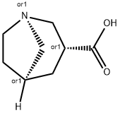 1-Azabicyclo[3.2.1]octane-3-carboxylicacid,exo-(9CI) Struktur