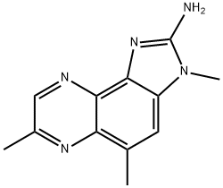 2-Amino-3,5,7-trimethylimidazo(4,5-f)quinoxaline Struktur