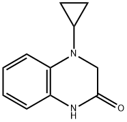 2(1H)-Quinoxalinone,4-cyclopropyl-3,4-dihydro-(9CI) Struktur